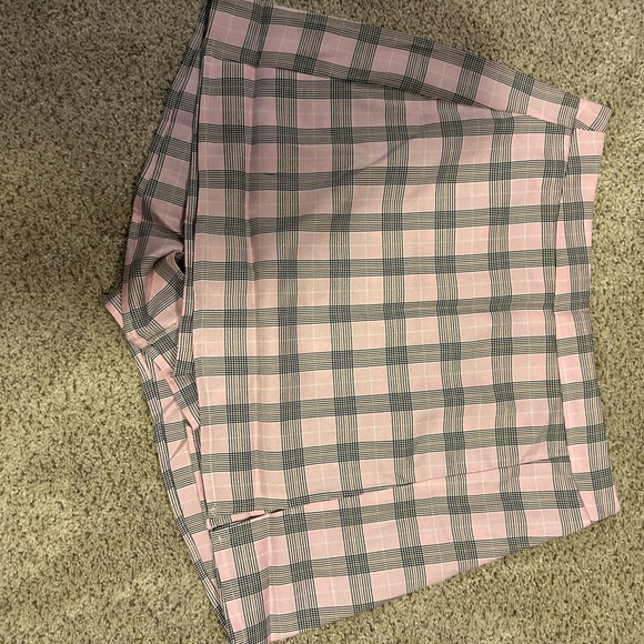 Franco Pink and Gray Plaid Skirt size Large - Picture 1 of 3